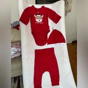H&M baby Christmas set 1-2 months